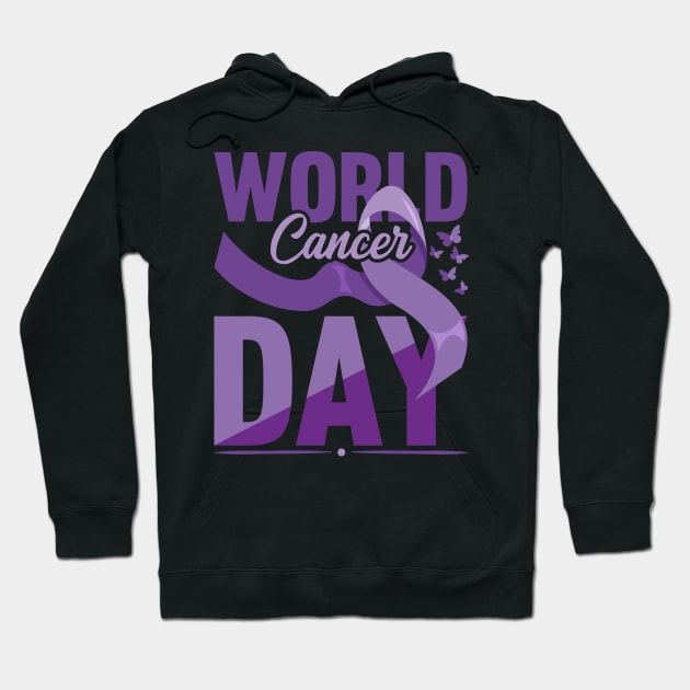 World Cancer Day Hoodie by HassibDesign